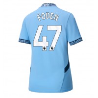 Manchester City Phil Foden #47 Hjemmebanetrøje Dame 2024-25 Kortærmet